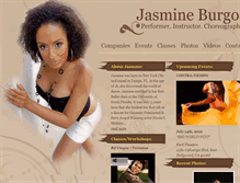 Tablet Screenshot of jasmineburgos.com